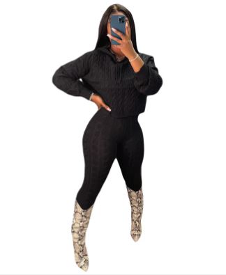 Sudaderas Casuales para Mujer de 2 Piezas aurea