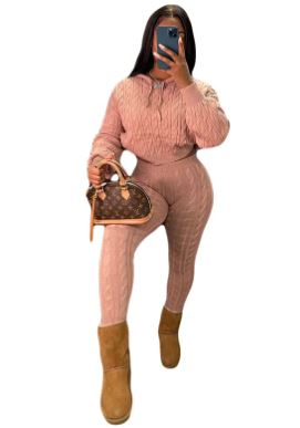Sudaderas Casuales para Mujer de 2 Piezas aurea